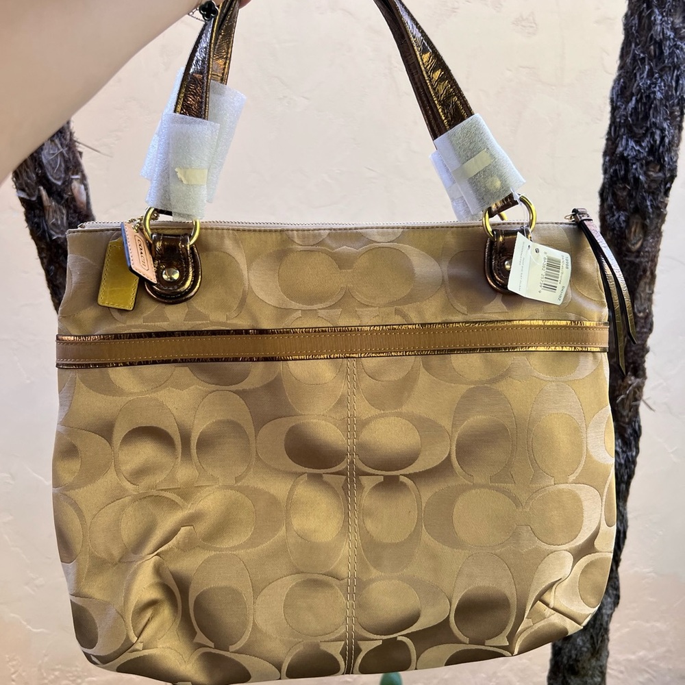 Coach Gold Shoulder Bag